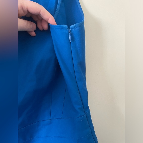 DEREK LAM 10 CROSBY Electric Blue Sleevless Dress - Picture 6 of 9